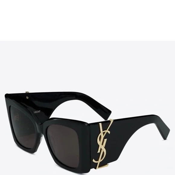 Saint Laurent Gradient Oversized Sunglasses With Angular Design - NWT SAINT LAURENT EYEWEAR Cat-eye acetate sunglasses | NET-A-PORTER main image 3
